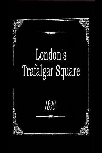London's Trafalgar Square (1890) poster