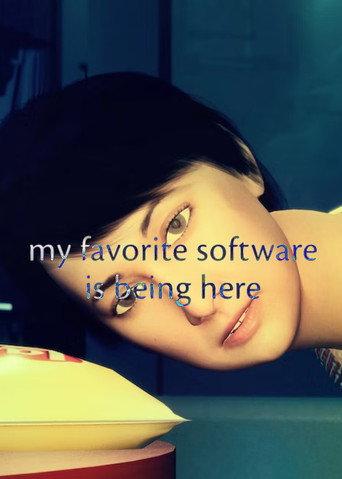 my favorite software is being here (2021) poster
