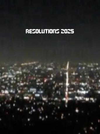 Resolutions 2025 () poster