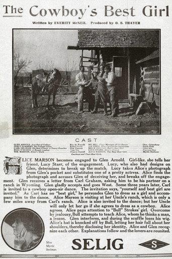 A Cowboy's Best Girl (1912) poster