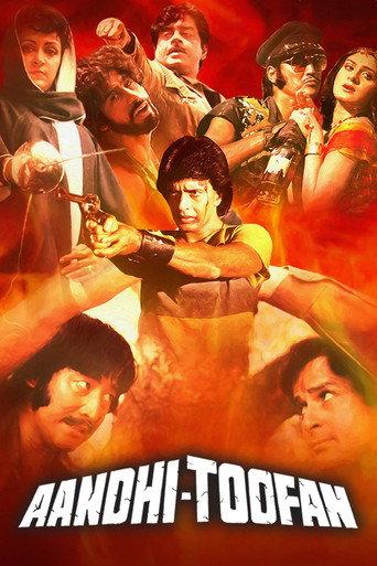 Aandhi-Toofan (1985) poster