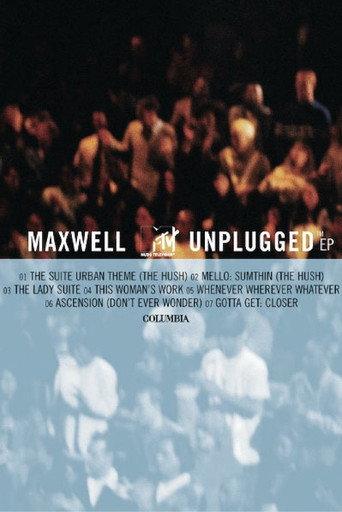 Maxwell: MTV Unplugged (1997) poster
