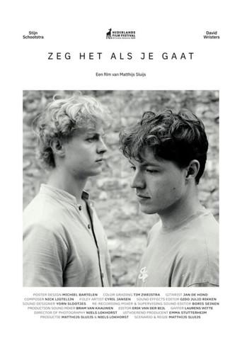 Zeg het als je gaat (2025) poster