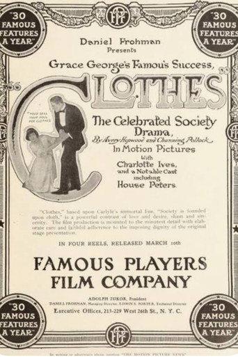 Clothes (1914) poster