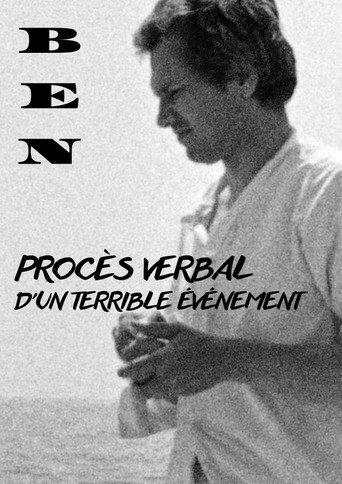 BEN - PROCÈS VERBAL D'UN TERRIBLE ÉVÉNEMENT (1984) poster