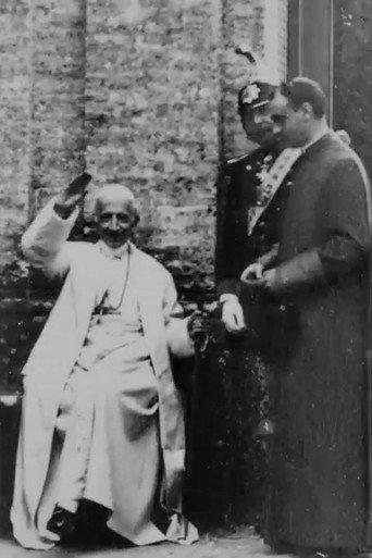 Pope Leo XIII Leaving Carriage and Being Ushered Into Garden, No. 104 (1898) poster
