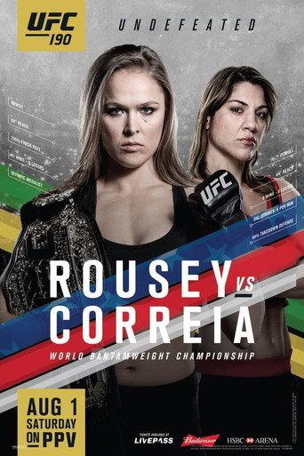 UFC 190: Rousey vs. Correia (2015) poster