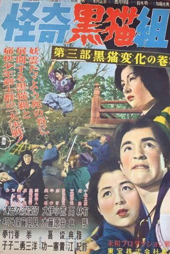 Mystery of the Black Cats, Volume 3: The Black Cats' Disguise (1955) poster