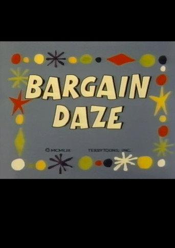 Bargain Daze (1953) poster