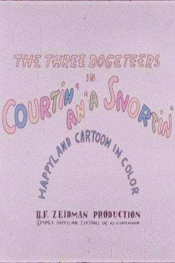 The Three Dogeteers in Courtin' an'a Snortin' (1960) poster
