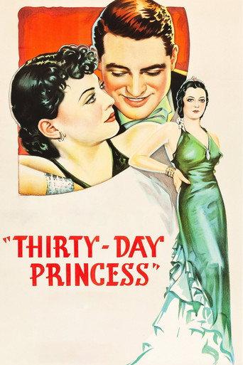 Thirty Day Princess (1934) poster