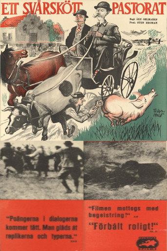 Ett svårskött pastorat (1958) poster