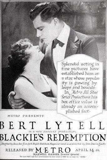 Blackie's Redemption (1919) poster