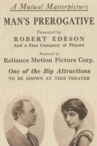 Man's Prerogative (1915) poster