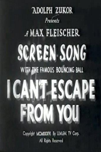 I Can't Escape from You (1936) poster