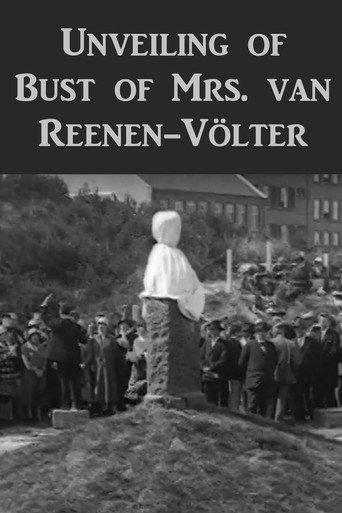 Unveiling of Bust of Mrs. van Reenen-Völter (1925) poster