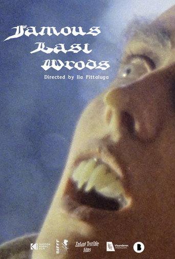 Famous Last Words (2020) poster