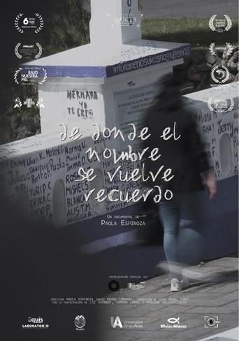 De donde el nombre se vuelve recuerdo (2025) poster