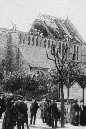 London Church Completely Destroyed By Fire (1913) poster