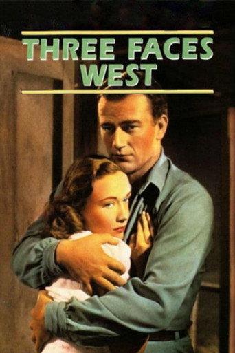 Three Faces West (1940) poster