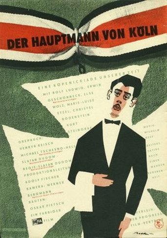 The Captain from Cologne (1956) poster