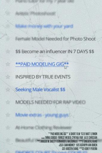 **PAID MODELING GIG** (2022) poster