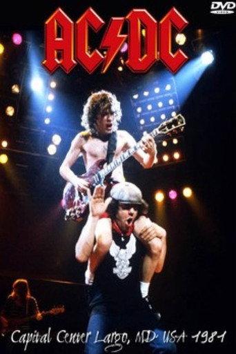 AC/DC - Capital Center, Landover, MD, USA, December 1981 (1981) poster
