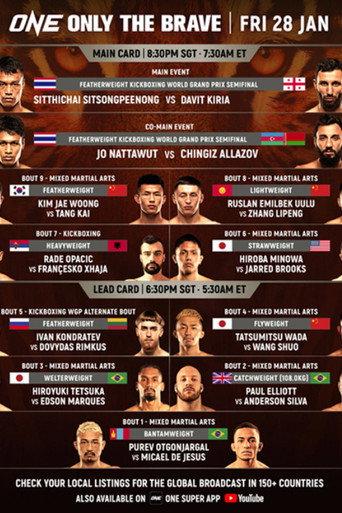 ONE Championship: Only the Brave (2022) poster