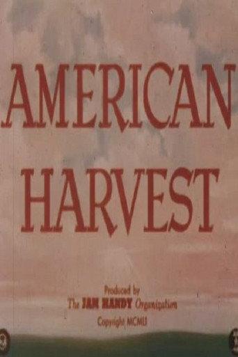 American Harvest (1955) poster