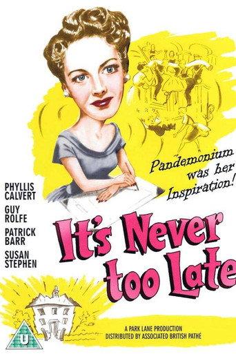It's Never Too Late (1956) poster
