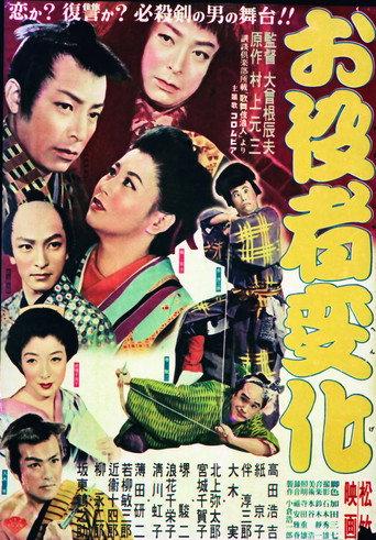 お役者変化 (1954) poster