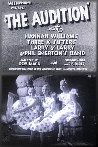 The Audition (1933) poster