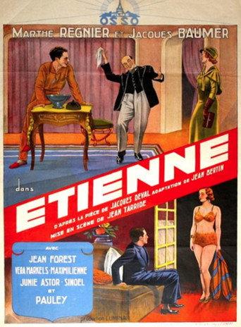 Étienne (1933) poster