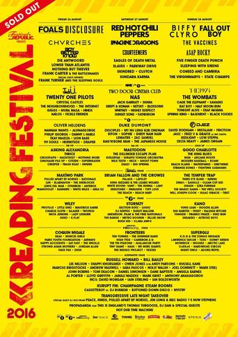 Biffy Clyro - Reading Festival 2016 (2016) poster