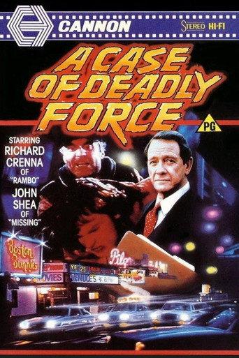 A Case of Deadly Force (1986) poster