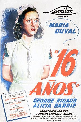 Dieciséis años (1943) poster
