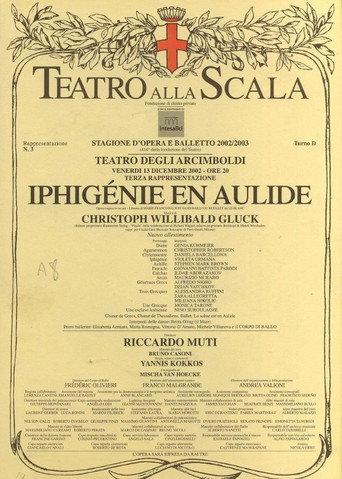 Iphigénie en Aulide (2002) poster