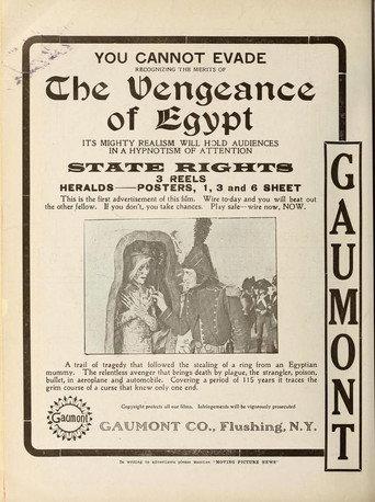 The Vengeance of Egypt (1912) poster