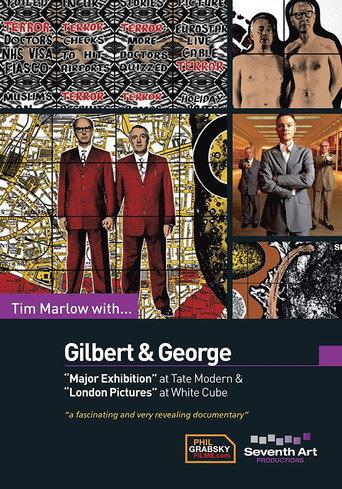 Tim Marlow with Gilbert & George (2007) poster