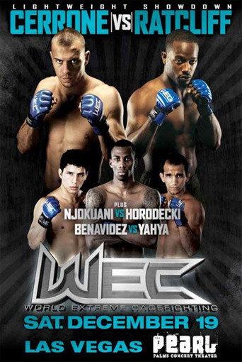 WEC 45: Cerrone vs. Ratcliff (2009) poster