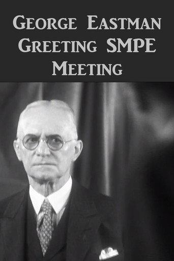 George Eastman Greeting SMPE (1930) poster