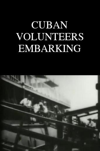 Cuban Volunteers Embarking (1898) poster