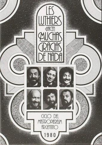 Hacen muchas gracias de nada (1980) poster