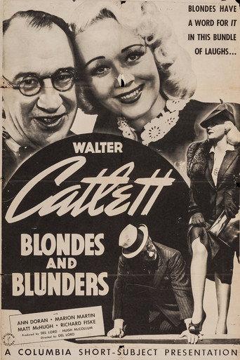 Blondes and Blunders (1940) poster