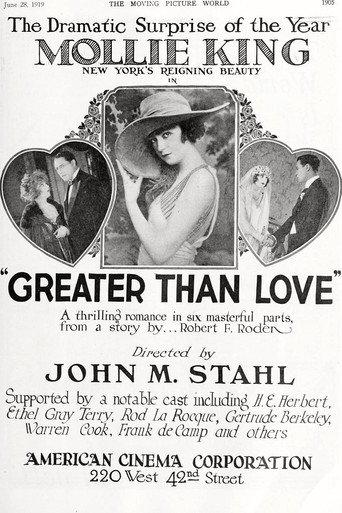 Greater Than Love (1919) poster