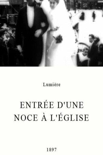 Entrée d'une noce à l'église (1897) poster