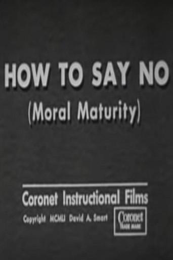 How to Say No (Moral Maturity) (1951) poster