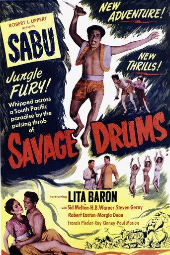 Savage Drums (1951) poster