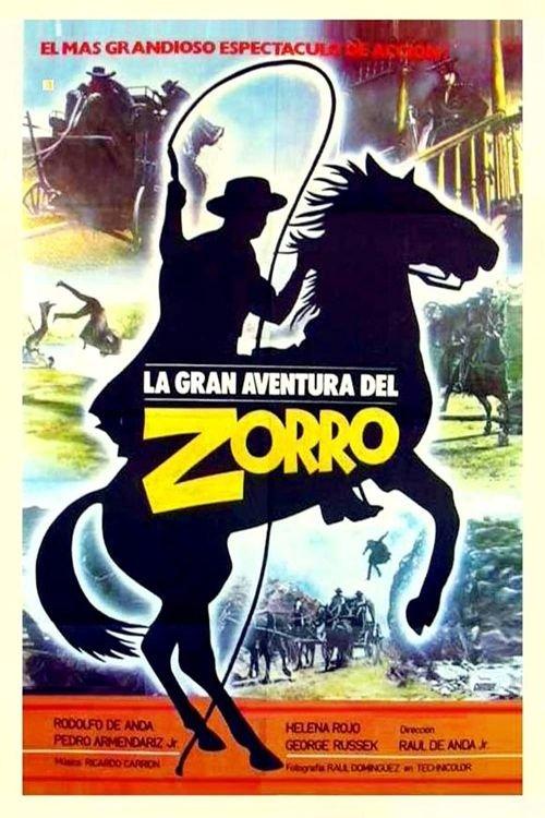The Great Adventure of Zorro 1976 official movie poster