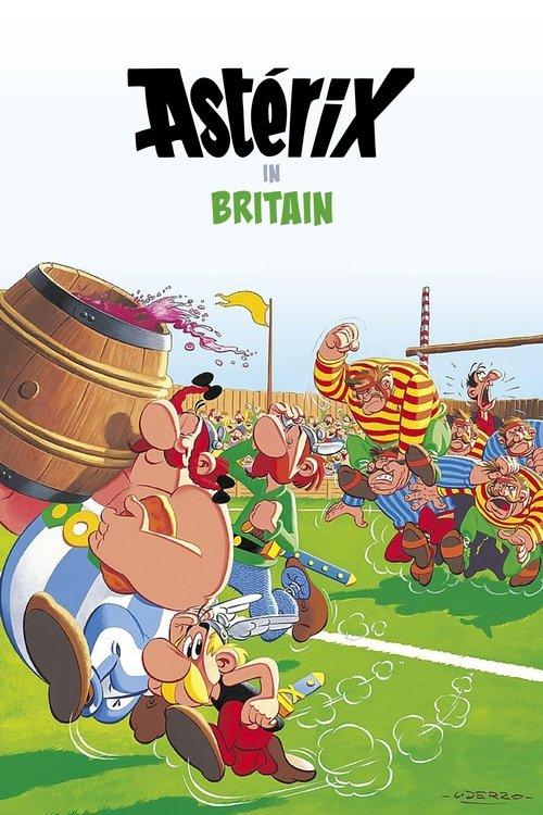 Asterix in Britain 1986 official movie poster